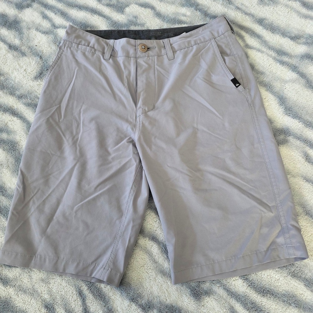 Quiksilver Amphibian Hybrid Shorts Mens 28 Gray Quick Dry Walkshorts Boardshorts